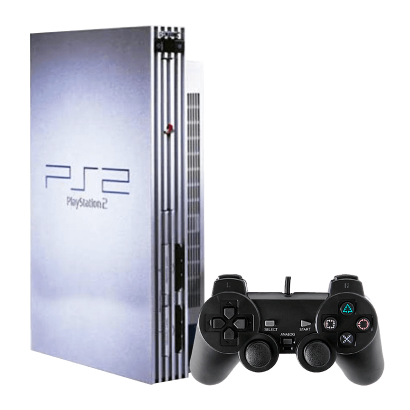 Консоль Sony PlayStation 2 Limited Edition Chip Silver Б/У - Retromagaz