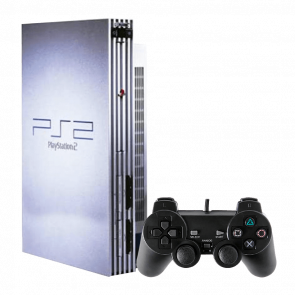 Консоль Sony PlayStation 2 Limited Edition Chip Silver Б/У - Retromagaz