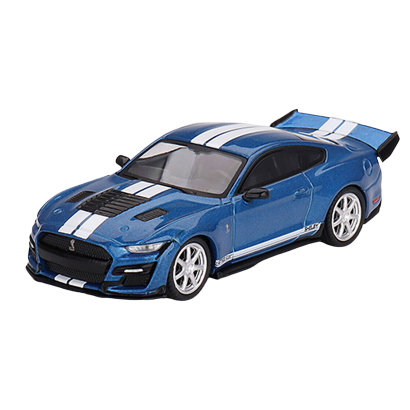 Машинка Premium MINI GT Shelby GT500 1:64 Blue - Retromagaz