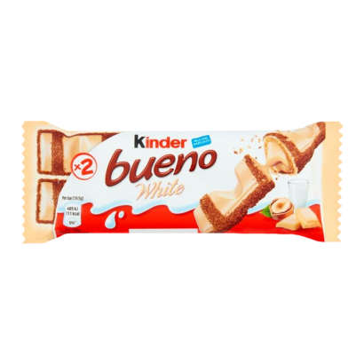 Батончик Kinder Bueno White 2 Pieces 43g - Retromagaz