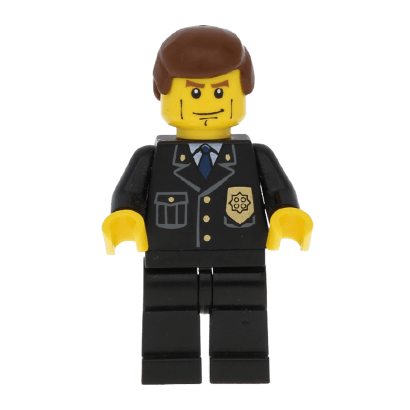 Фігурка Lego Police 973px431 Suit with Blue Tie and Badge City cty0101 1 Б/У - Retromagaz