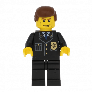 Фигурка Lego Police 973px431 Suit with Blue Tie and Badge City cty0101 1 Б/У