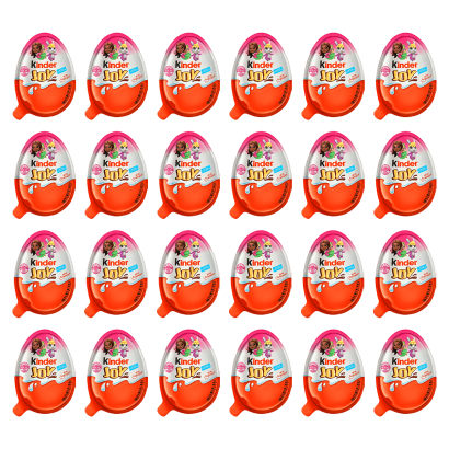 Набір Шоколадне Яйце 24шт Kinder Joy For Girls 20g - Retromagaz