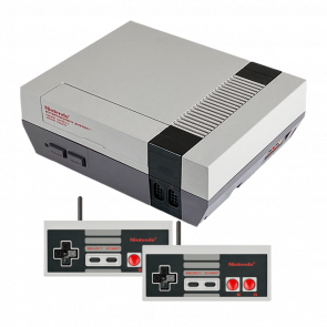 Набір Консоль Nintendo NES FAT Europe Grey Б/У + Геймпад Дротовий Grey 2.7m 2 шт Б/У