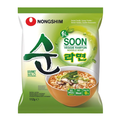 Локшина Nongshim Soon Ramyun Овочевий Середньо Гостра 112g - Retromagaz