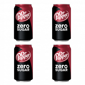 Набор Напиток Dr Pepper Zero Diet 330ml 4шт - Retromagaz