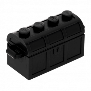 Емкость Lego Treasure Chest Bott Lid 2 x 4 x 2 4738ac01 4739a 4113935 6101166 6101161 6303101 Black Б/У - Retromagaz