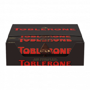 Набор Шоколад Toblerone Чорный с Медово-Миндальной Нугой 100g 20шт - Retromagaz