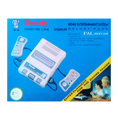 Коробка Steepler Famicom Dendy 90х Blue Б/У - Retromagaz