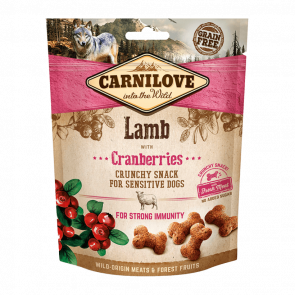 Лакомства для Собак Carnilove Dog Crunchy Snack Lamb with Cranberries 200g