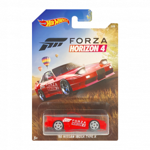 Тематична Машинка Hot Wheels '96 Nissan 180SX Type X Forza Horizon 1:64 GBB66 Red - Retromagaz