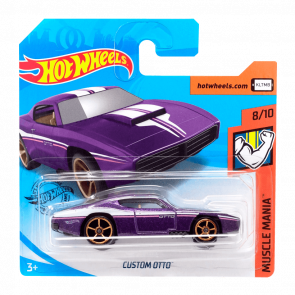 Машинка Базова Hot Wheels Custom Otto Muscle Mania 1:64 GHD11 Purple - Retromagaz