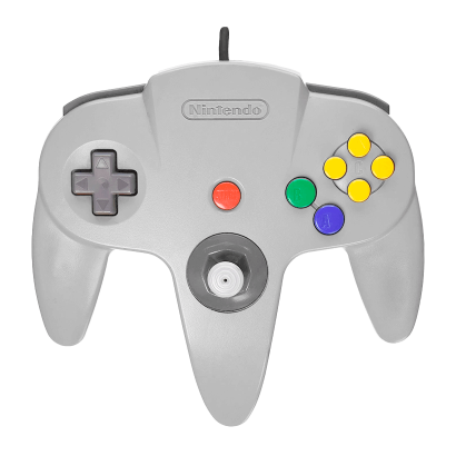 Геймпад Проводной Nintendo N64 NUS-005 Grey 1.8m Б/У - Retromagaz