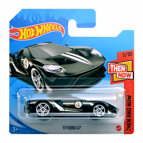 Машинка Базовая Hot Wheels '17 Ford GT Then and Now 1:64 GTC78 Black - Retromagaz