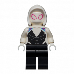 Фигурка Lego Marvel Ghost Spider Spider-Gwen White Basic Smooth Hood Super Heroes sh0682 Б/У