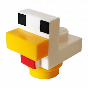 Фігурка Lego Minecraft ChickenBaby with Yellow Feet Brick Built Games minechicken03 05 Б/У - Retromagaz