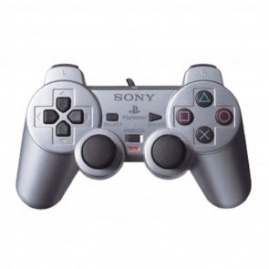 Геймпад Проводной Sony PlayStation 2 DualShock 2 Silver Б/У - Retromagaz