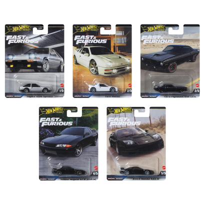 Набор Машинка Premium Hot Wheels Fast & Furious 2024-1 5шт - Retromagaz