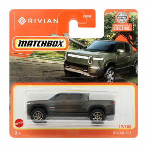 Машинка Большой Город Matchbox Rivian Rivian R1T Highway 1:64 HLC70 Green - Retromagaz