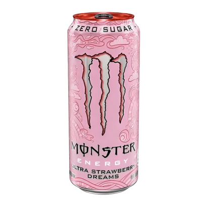 Напій Енергетичний Monster Energy Ultra Strawberry Dreams Zero Sugar 500ml - Retromagaz