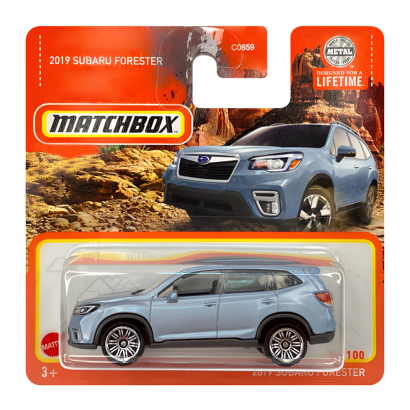 Машинка Большой Город Matchbox 2019 Subaru Forester Off-Road 1:64 HVP09 Light Blue - Retromagaz