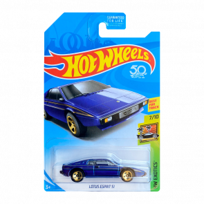 Машинка Базова Hot Wheels Lotus Esprit S1 Exotics 1:64 FJV90 Blue - Retromagaz