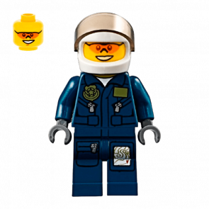 Фигурка Lego Police 973pb0989 Helicopter Pilot City cty0267 Б/У