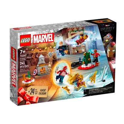 Конструктор Lego Новогодний Адвент-Календарь Marvel 76267 Новый - Retromagaz