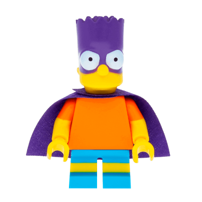 Фігурка Lego The Simpsons Bart as Bartman Cartoons sim031 Б/У - Retromagaz