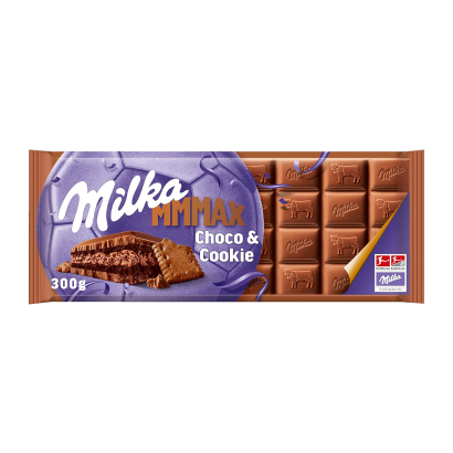 Шоколад Молочный Milka Choco & Cookie 300g - Retromagaz