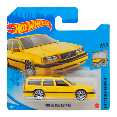 Машинка Базова Hot Wheels Volvo 850 Estate Factory Fresh 1:64 GTC62 Yellow - Retromagaz