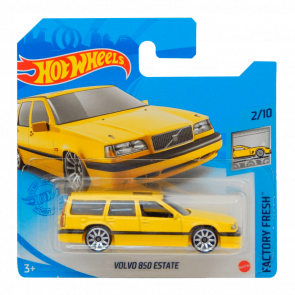 Машинка Базова Hot Wheels Volvo 850 Estate Factory Fresh 1:64 GTC62 Yellow - Retromagaz