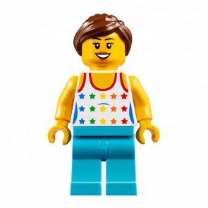 Фигурка Lego People 973pb0567 Shirt with Female Rainbow Stars Pattern City cty0819 1 Б/У - Retromagaz