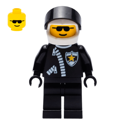 Фігурка Lego Police 973px9 Zipper with Sheriff Star City cop019 Б/У - Retromagaz