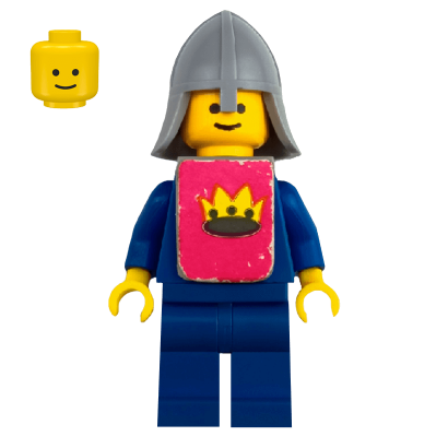 Фігурка Lego Classic Knight Blue Vest Stickers Castle cas082s Б/У - Retromagaz