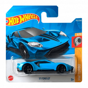 Машинка Базова Hot Wheels '17 Ford GT Turbo 1:64 HCW47 Blue - Retromagaz