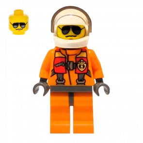 Фигурка Lego Coast Guard 973pb1437 Helicopter Pilot City cty0417 Б/У - Retromagaz