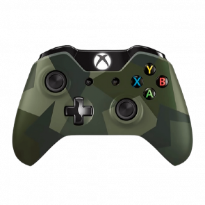 Геймпад Бездротовий Microsoft Xbox One Limited Edition Version 1 Green Camo Б/У - Retromagaz