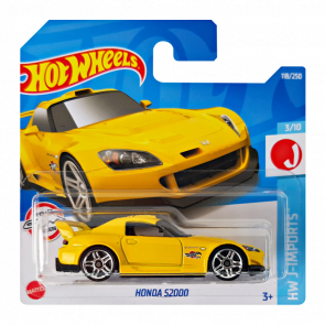 Машинка Базова Hot Wheels Honda S2000 J-Imports 1:64 HCV85 Yellow - Retromagaz