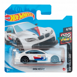 Машинка Базова Hot Wheels BMW M3 GT2 Race Day 1:64 GTC82 White - Retromagaz