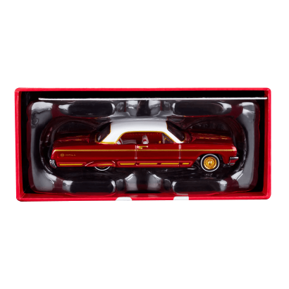 Машинка Premium Hot Wheels '64 Impala Red Line Club RLC 1:64 HWF20 Red - Retromagaz