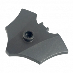 Зброя Lego Метальна Batarang Shield Size with Stud on Front 37720a 6236812 Pearl Dark Grey 4шт Б/У