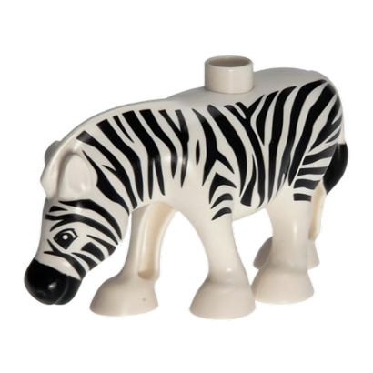 Фігурка Lego Animals Zebra Smooth White Mane Duplo bb0794pb01 White Б/У - Retromagaz