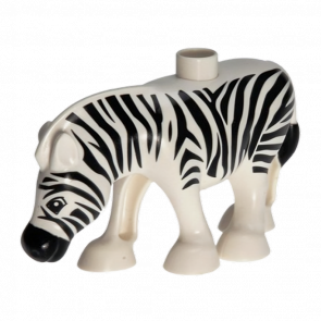 Фігурка Lego Animals Zebra Smooth White Mane Duplo bb0794pb01 White Б/У