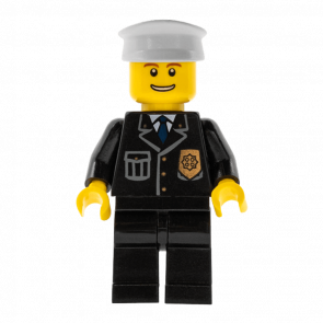 Фигурка Lego Police 973px431 Suit with Blue Tie and Badge City cty0098 1 Б/У