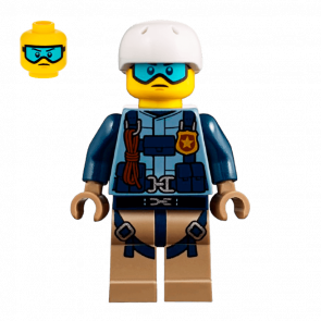 Фигурка Lego Police 973pb3029 Mountain Officer Male City cty0853 Б/У