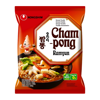 Локшина Nongshim Ramyun Champong Гостра 124g - Retromagaz