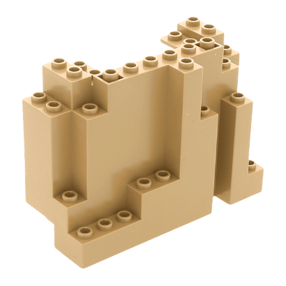 Скеля Lego Панель Rectangular 4 x 10 x 6 6082 60052 6037837 6143428 Dark Tan Б/У - Retromagaz