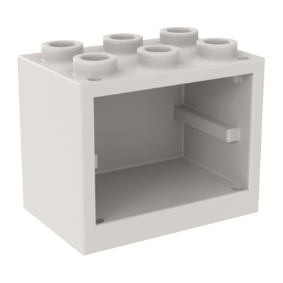 Емкость Lego Cupboard 2 x 3 x 2 4532b 92410 4610112 Light Bluish Grey 4шт Б/У - Retromagaz