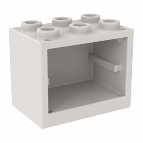 Ємність Lego Cupboard 2 x 3 x 2 4532b 92410 4610112 Light Bluish Grey 4шт Б/У